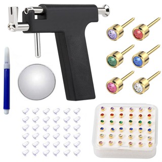 Professional EAR Piercing Gun Kit ชุดเจาะหู 36 ชิ้นต่างหูที่…