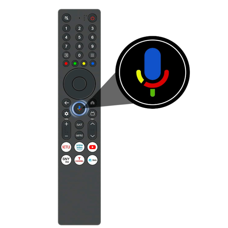 ใหม่ RC833A FMB3 RC833A FMB4 เปลี่ยนเสียงรีโมทคอนโทรล fit สําหรับ TCL สําหรับ Sony 4K UHD สมาร์ท QD-
