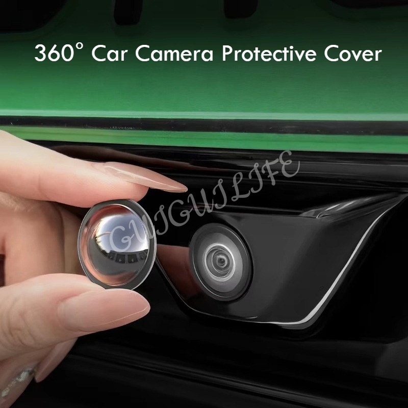 360° ฝาครอบป้องกันภาพรถ ฝาครอบกล้องติดรถยนต์ ตัวป้องกันกล้องหน้าและหลัง อุปกรณ์เสริมในรถยนต์
