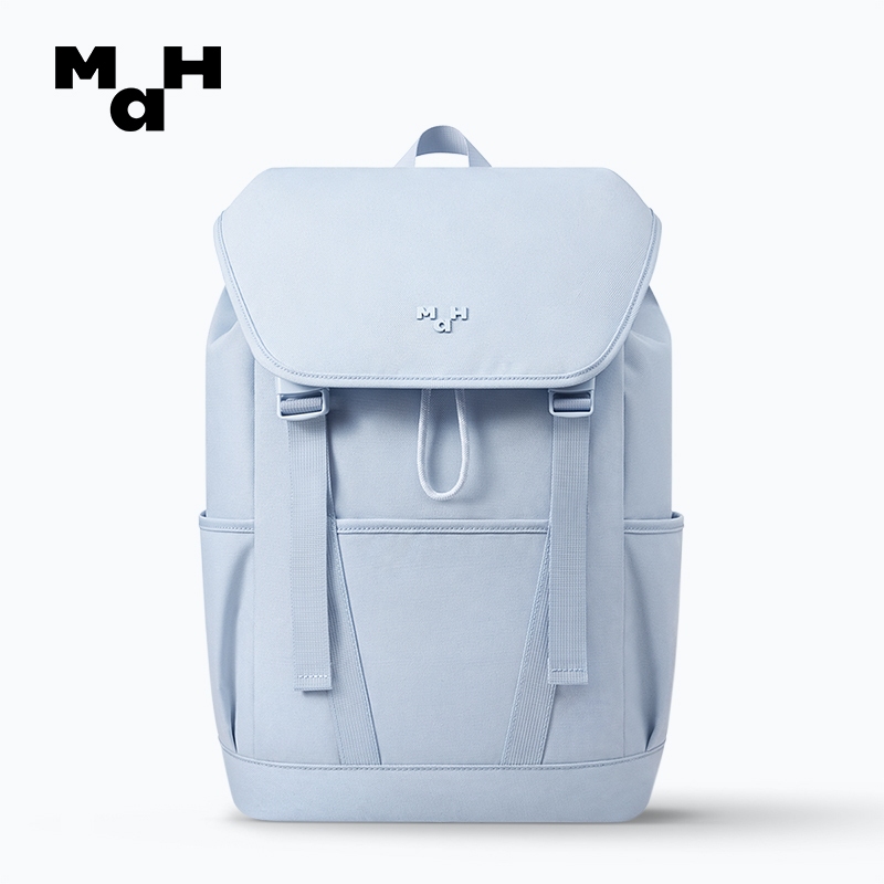 MaH 3307 Annual Color Series Cloud Blue Design เรียบง่าย ยังหรูหรากันน้ํากระเป๋าเป้สะพายหลังความจุขนาดใหญ่ 15.6 นิ้ว
