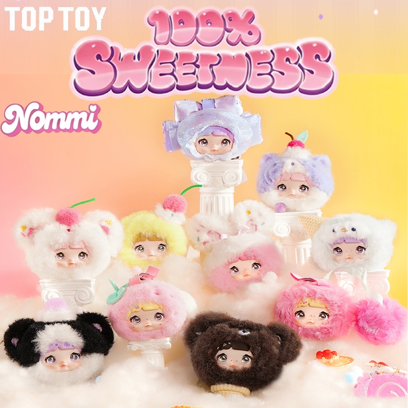 TOPTOY x Nommi Glutinous Rice 100% Sweetness Series Plush Blind Box RuinsModel Collectible Plushies,