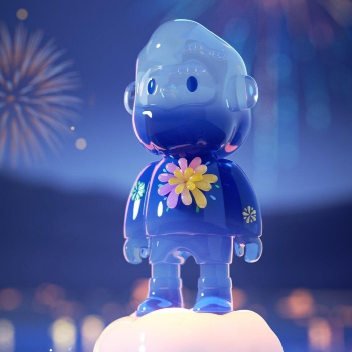 FINDING UNICORN Wishlight Posthouse Series Blind Box Glow in Dark Figure