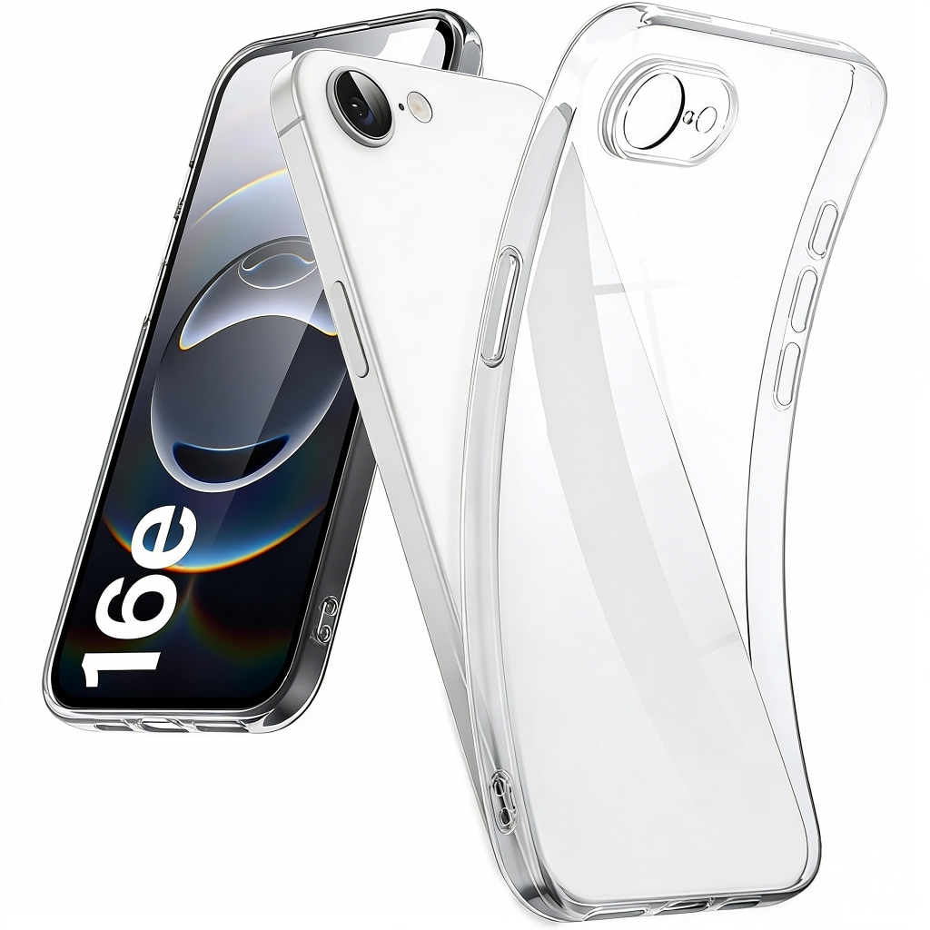 เคสสําหรับ iphone17e/16e ซิลิโคนบางเฉียบฝาหลังนุ่มสําหรับโปร่งใส slim Shell SE4 SE5 กันกระแทก TPU
