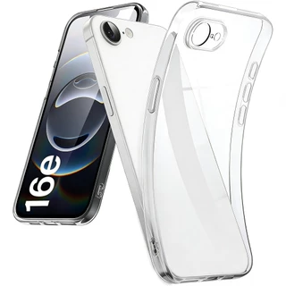 เคสสําหรับ iphone17e/16e ซิลิโคนบางเฉียบฝาหลังนุ่มสําหรับโปร่งใส slim Shell SE4 SE5 กันกระแทก TPU