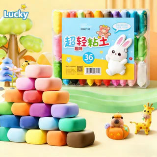 diy ของเล่น ดินน้ำมัน ดินเบา ดินเบา12/24/36/48 สี ดินเบาเกาหลี ดินเบา 36 สี ของเล่นเด็ก แฮนด์เมด ปลอดสารพิษ ดินน้ํามันสําหรับเด็ก ของขวัญเด็ก ขอเล่นเด็ก ถูกที่สุด️