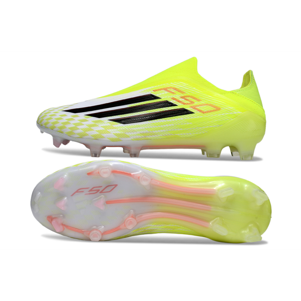 F50 Elite FG Yamal รองเท้าฟุตบอลไร้เชือก กันลื่นและทนทาน ไซส์ 36-45
