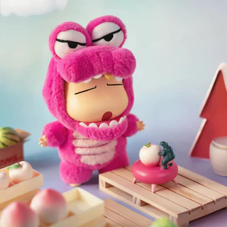 TOPTOY x CRAYON SHINCHAN Play Party Series Blind Box ของเล่นฟิกเกอร์ ของขวัญวันเกิด ตุ๊กตาผ้ากำมะหยี่น่ารัก ของเล่นดีไซเนอร์