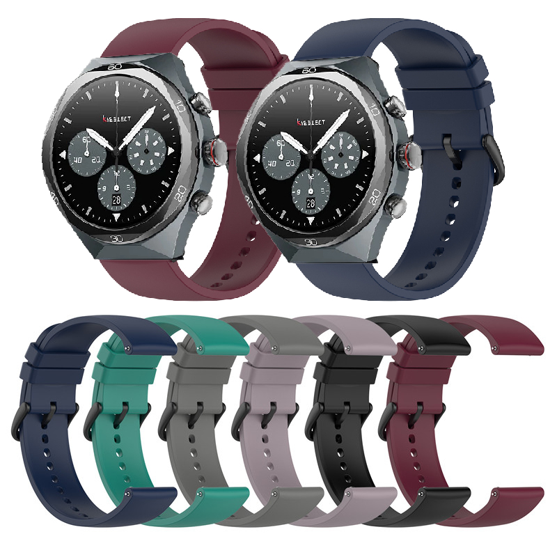 สําหรับ Kieslect Elite2 สายนาฬิกาซิลิโคน 22 มม.Smartwatch Quick-Release Replacement Strap