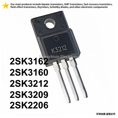 5PCS ใหม่ 2SK3162 2SK3160 2SK3212 2SK3209 2SK2206 TO-220F MOSFET K3162 K3160 K3212 K3209 K2206