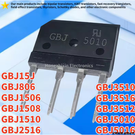 5PCS ใหม่ GBJ15J GBJ2516 GBJ5016 GBJ1510 GBJ3510 GBJ5010 GBJ1508 GBJ3516 GBJ3512 GBJ806 GBJ1506 สะพา