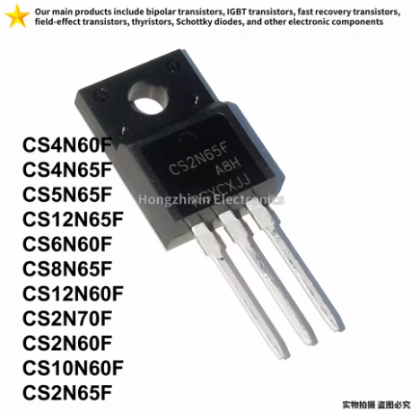 5PCS ใหม่ CS4N60F CS4N65F CS5N65F CS12N65F CS6N60F CS8N65F CS12N60F CS2N70F CS2N60F CS60F CS2N65F CS