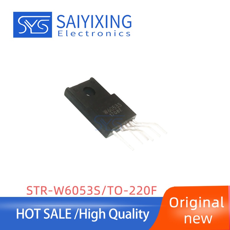 2 ชิ้นใหม่ STR-W6053S STRW6053S วงจรรวมชิปการจัดการพลังงาน LCD