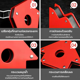 A&D แม่เหล็กจับฉาก ขนาด3.4.5นิ้ว ปากกาจับฉาก ฉากแม่เหล็ก