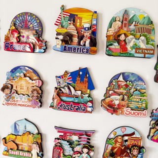 เครื่องประดับตู้เย็นท่องเที่ยวระดับโลก ของที่ระลึกจากฝรั่งเศ…