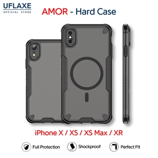 UFLAXE AMOR - เคส Apple iPhone X / XS Max / XR - เคสแข็งกันกระแทกด้าน เคสโทรศัพท์กันรอยนิ้วมือการปกป้องเต็มรูปแบบ