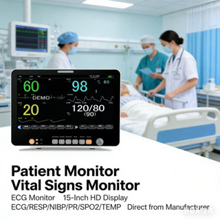 [COD] จอภาพผู้ป่วยหลายพารามิเตอร์แบบพกพาทางการแพทย์ 15B, จอภ…