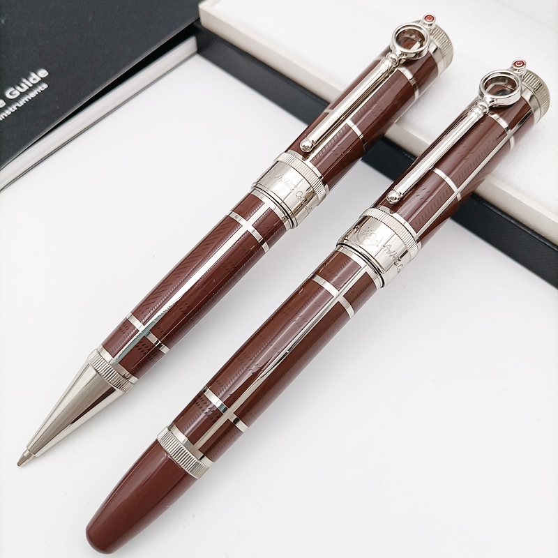 คุณภาพ B Limited Edition Sir Arthur Conan Doyle ปากกาลูกลื่นโลหะสีน้ําตาล