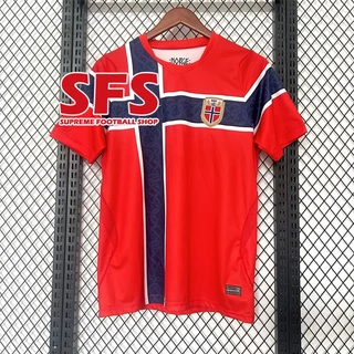 SFS 2026 นอร์เวย์ฟุตบอลเสื้อฟุตบอลกีฬาแฟนๆรุ่น S-4XL