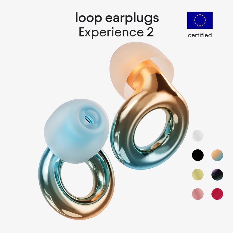 Loop Experience 2 Ear Plugs – ที่อุดหูสำหรับคอนเสิร์ต ดีไซน์ทันสมัย ​​ได้รับการรับรองเรื่องการป้องกันการได้ยิน สำหรับคอนเสิร์ตและเทศกาล งานแสดงสด นักดนตรี กีฬา ดีเจ และสถานบันเทิงยามค่ำคืน – ที่อุดหูลดเสียงรบกวน 17dB (ความเที่ยงตรงสูง)