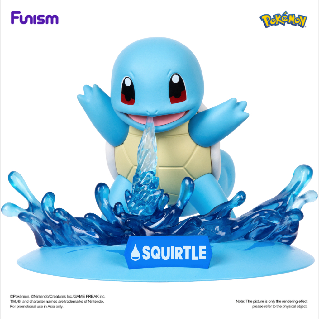FUNISM Pokemon Twinkmont Squirtle รูป Series ตัวเลขกล่องตาบอด Action ของเล่นรูปของขวัญวันเกิดของเล่นเด็ก