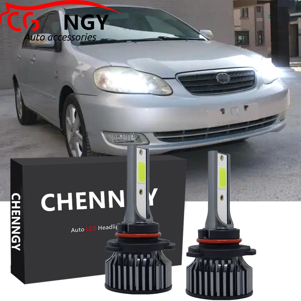 สําหรับ Toyota Altis (E140) ปี 2007 ถึง 2012 (โคมไฟหัว) - 2PCS FGGHJGHDF หลอดไฟหน้า LED 12-24V 6000K