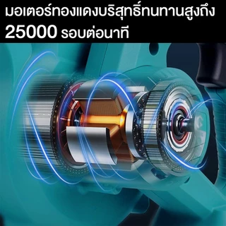เครื่องเป่าลมไร้สาย4500W 2in1การดูดและการเป่า รุ่นครัวเรือนพลังงานสูง ลมแรง เครื่องเป่าลม มัลติฟังก์ชั่นblower
