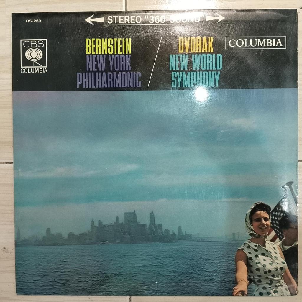 Dvorak New World Symphony, Bernstein, New York Philharmonic ไวนิล lp