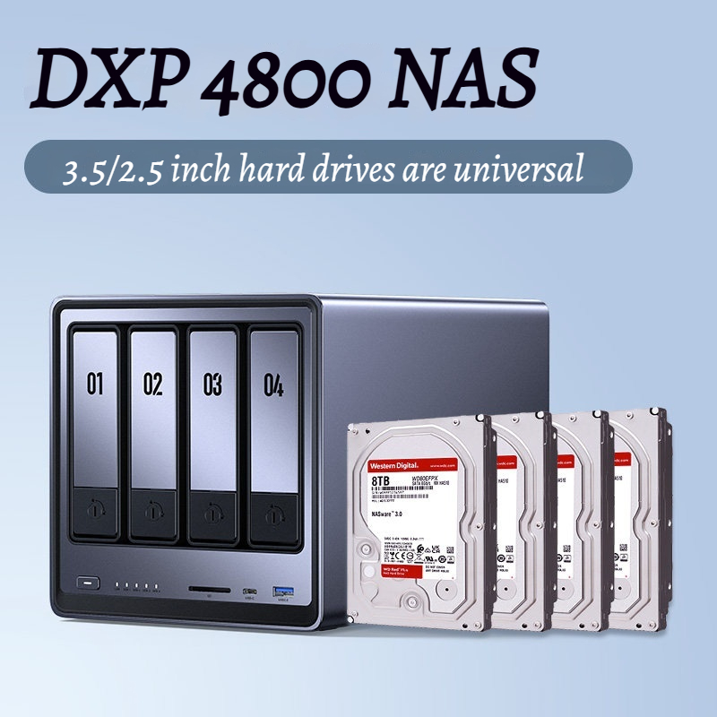 [NAS] UGREEN NASync DXP4800 4-Bay Desktop NAS With HDD