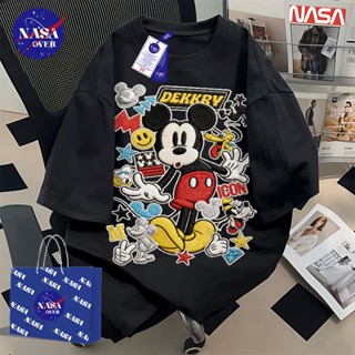 【จัดส่งจากกรุงเทพฯ】🔥NASA oversize ยูนิเซ็กส์ แขนสั้น ฤดูร้อน…