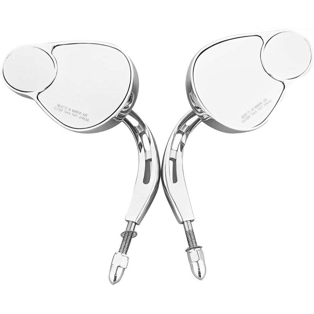 แยก Vision กระจกมองหลังสําหรับ Harley Davidson Touring Road King Street Electra Glide Ultra Classic 