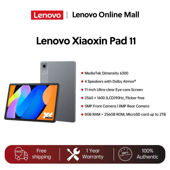 ใหม่ Lenovo Xiaoxin Pad 11 2025 11 นิ้ว 2.5K ขนาด 6300 แท็บเล็ต Android ZUI15 Lenovo แท็บเล็ต Pad