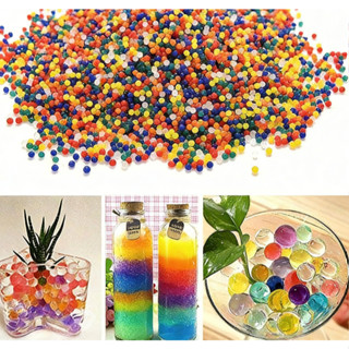 ลูกปัดเยลลี่น้ําพืชดอกไม้คริสตัลลูกปัดดินดอกไม้พืชเจลตกแต่งบ…