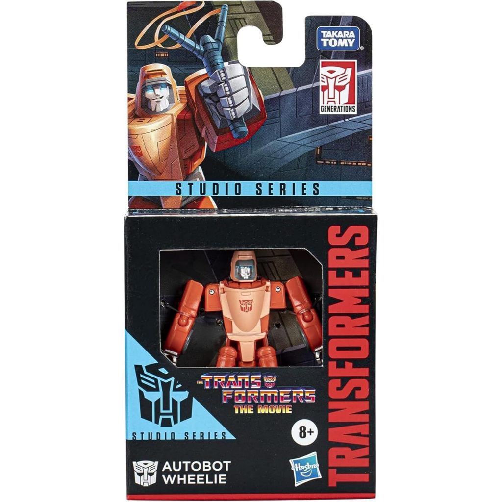 Transformers Toys Studio Series Core Class The Movie Autobot Wheelie Action Figure 3.5 นิ้ว F3140