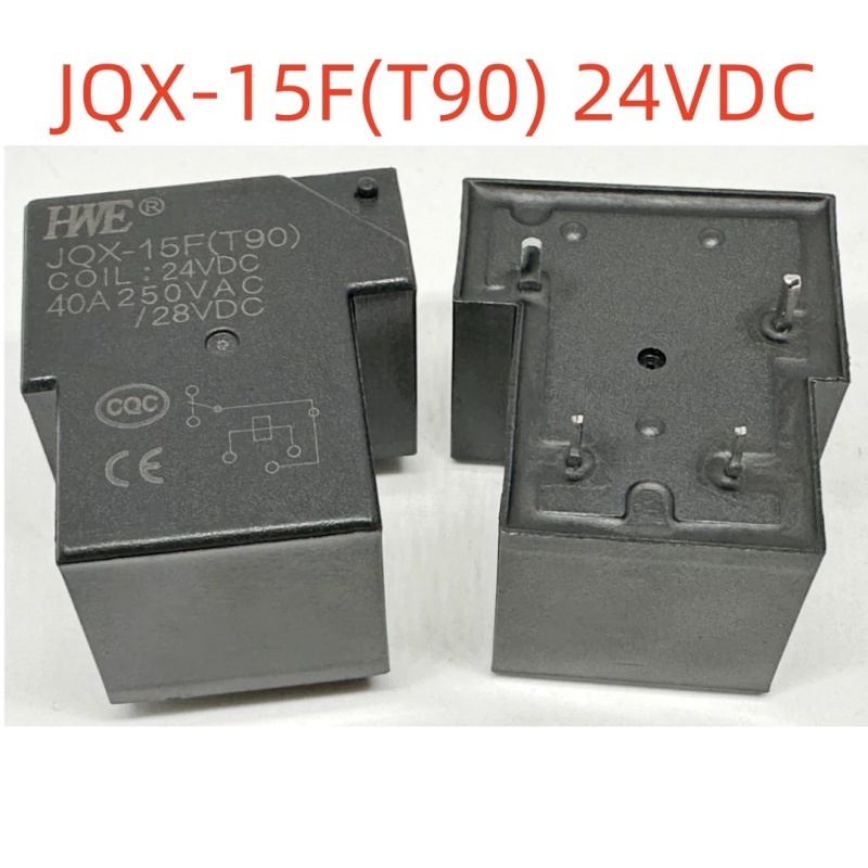 รีเลย์ JQX-15F (T90) 24VDC40A 4 พิน
