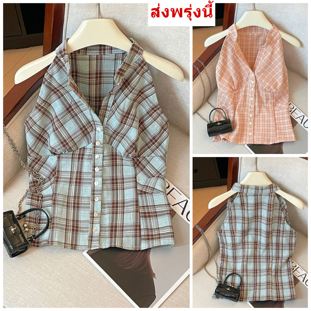 [Grojoy] จัดส่งจากคลังไทย✨เสื้อแฟชั่นผู้หญิง เสื้อใส่แล้วผอม...G99931#