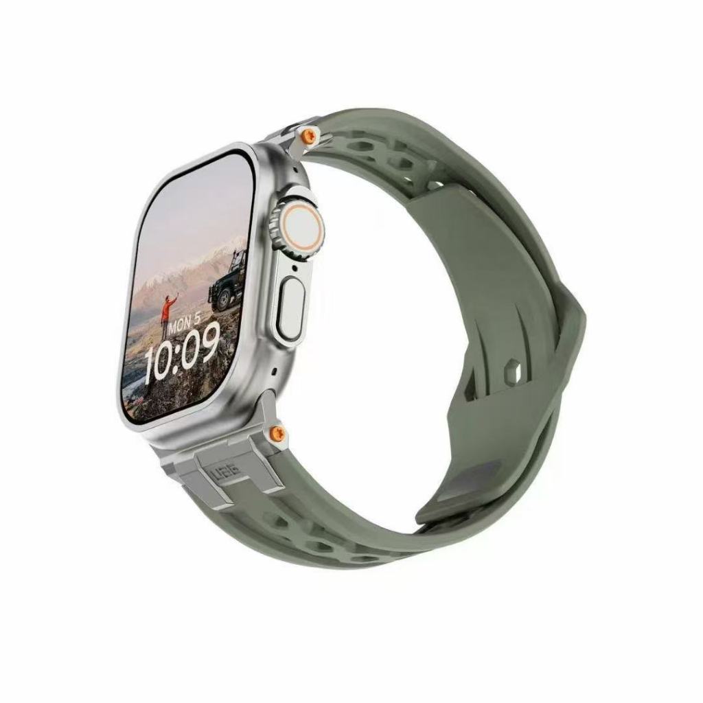 U Series Supreme สายซิลิโคนเหมาะสําหรับ applewatch49mm/45mm/44mm/46mm/42mm