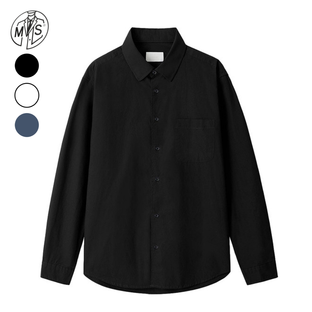 【Masah】 COD เสื้อเชิ้ตผู้ชายแขนยาว ผ้าลินินและผ้าฝ้าย สไตล์คลีนสำหรับสวมใส่ในวันสบายๆ