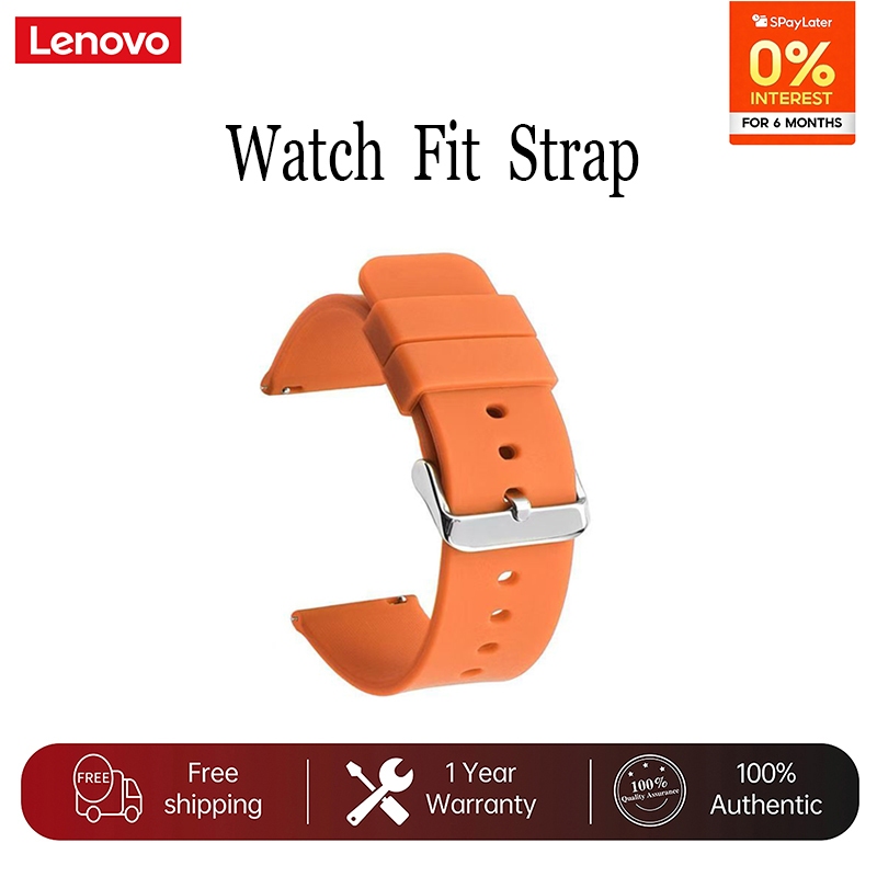 Lenovo สายนาฬิกาสปอร์ตซิลิโคนแบบปลดเร็ว 22 มม. สําหรับ Fit Watch
