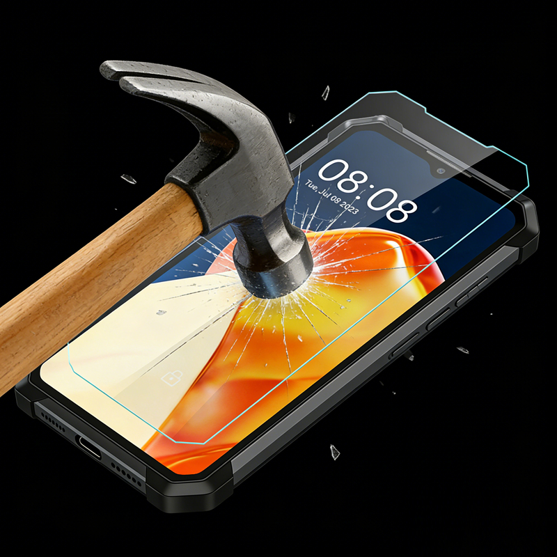 Oukitel G1 6.52 นิ้วฟิล์มหน้าจอกันกระแทกระเบิดโทรศัพท์กระจกนิรภัย