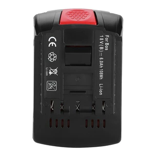 สําหรับ Bosch 18V 6000mah แบตเตอรี่ 18V 6A แบตเตอรี่สํารองแบบพกพาสําหรับ Bosch BAT609 ไฟแสดงสถานะ