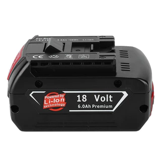 สําหรับ Bosch 18V 6000mah แบตเตอรี่ 18V 6A แบตเตอรี่สํารองแบบพกพาสําหรับ Bosch BAT609 ไฟแสดงสถานะ