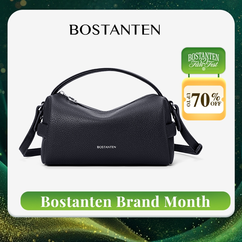 BOSTANTEN Lume Bag กระเป๋าสะพายข้างผู้หญิง ดีไซน์ทันสมัย ใช้งานได้หลายแบบ พร้อมสายสะพายปรับระดับได้