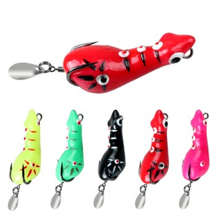 เหยื่อล่อปลาตัวกบ อ่อนนุ่ม ขนาดเล็ก สำหรับการลากจ์ Soft Thun…