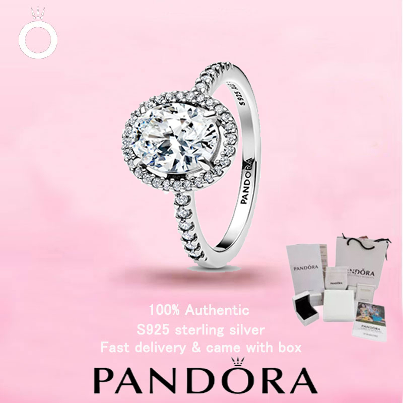 (122)ใหม่ PANDORA S925 เครื่องประดับเงินสเตอร์ลิงของขวัญวันวาเลนไทน์ Top Choice Moments Bucket Clasp สร้อยข้อมือแหวนคู่
