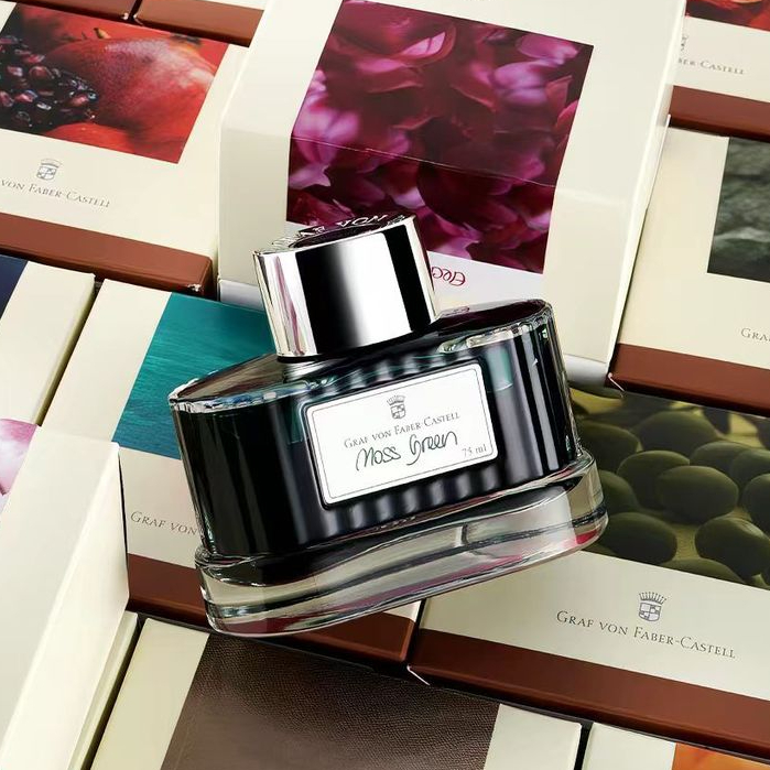 Faber-Castell Piaget Ink Dye Color Ink สําหรับปากกาหมึกซึม 75ml ราคา ถูกที่สุด ดีลบีเคเค แกลเลอรีภาพที่ 5