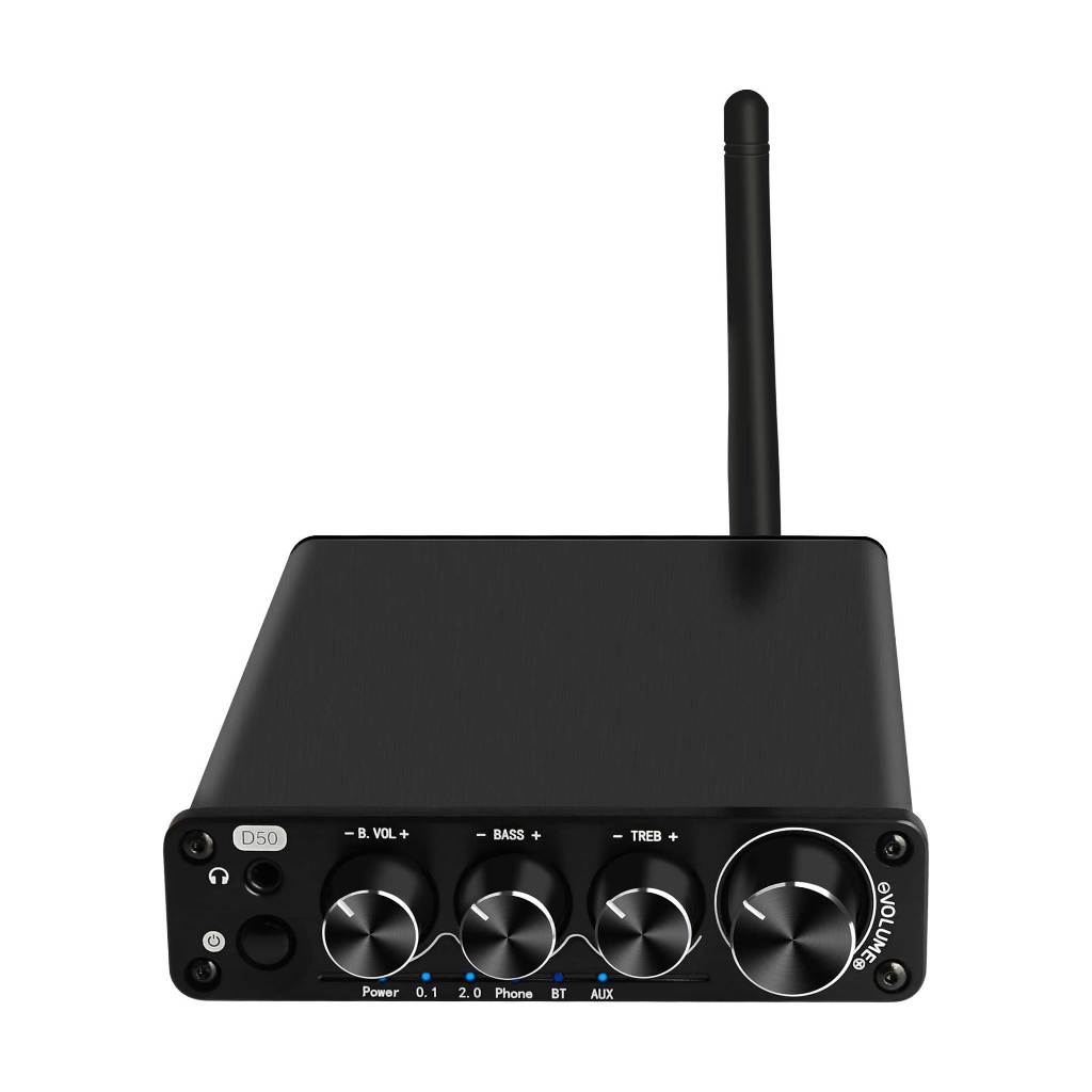 KGUSS D50 Fever HIFI Digital Power Amplifier QCC5125 LDAC 2.1 Channel Decoding Power Amplifier