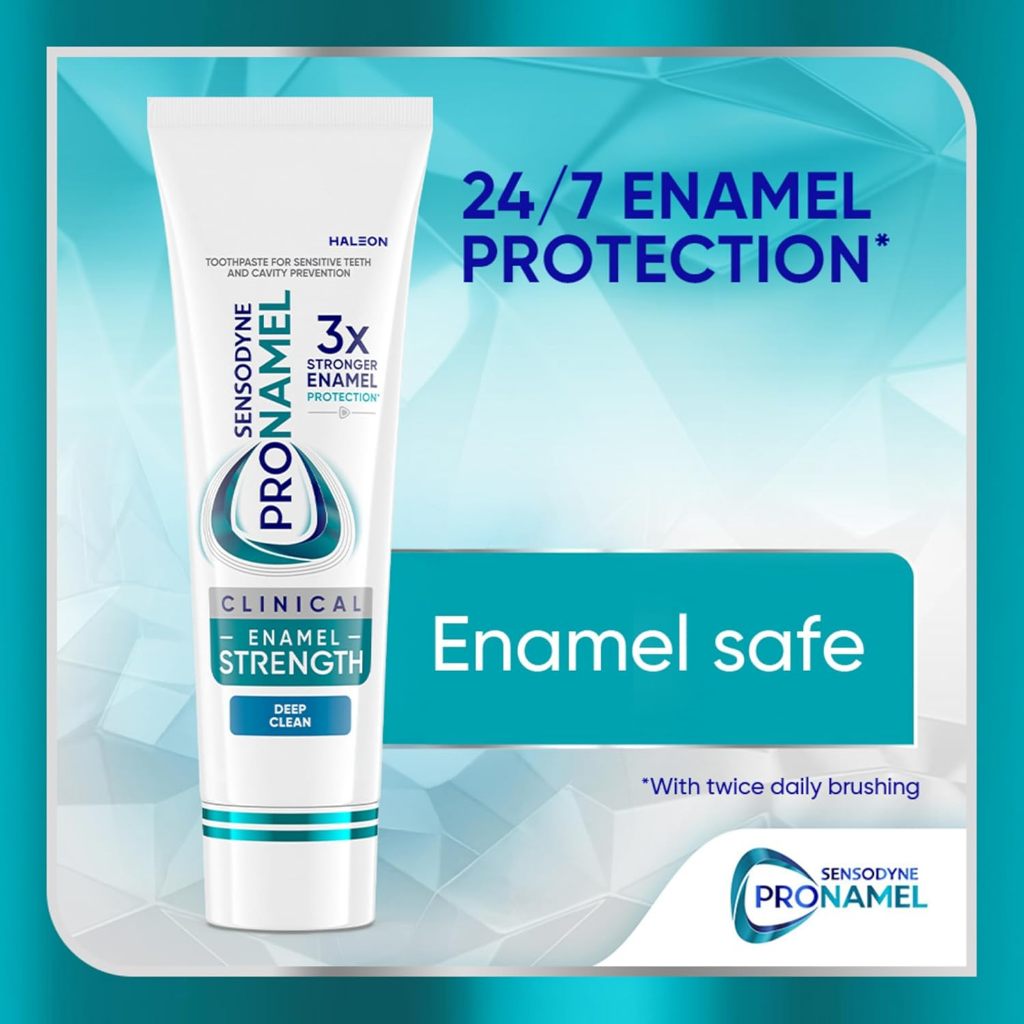 ยาสีฟัน Sensodyne Pronamel Clinical Enamel Strength Deep Clean 2.3 oz(65.2g)