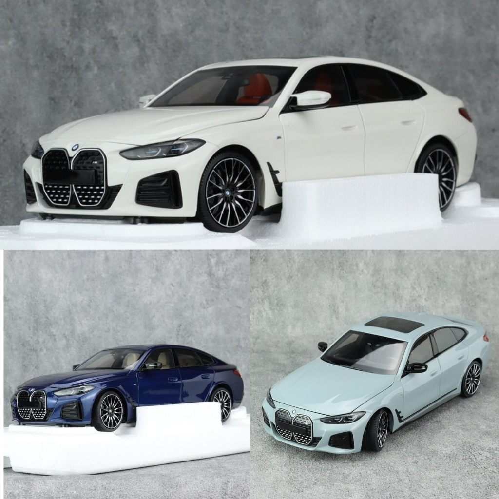Mini Cut 1: 18 BMW BMW i4 M50 Alloy Full Driving Model 2022
