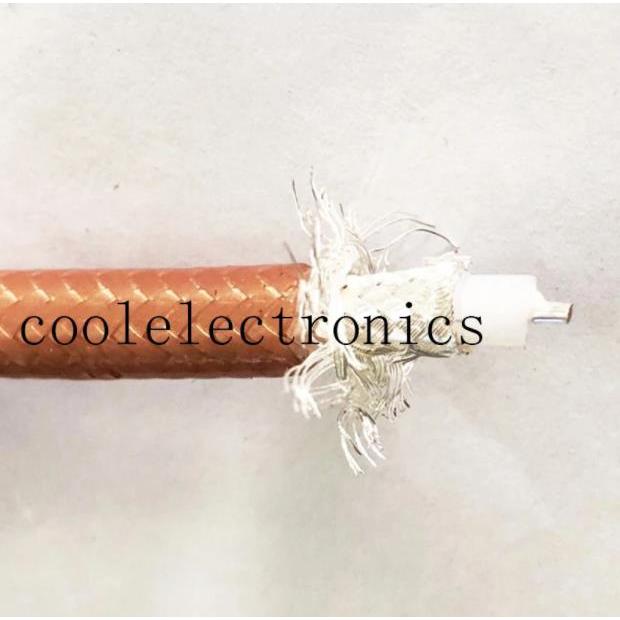 1 PC 1M RG142 Double Shielded RF Coaxial Cable Adapter Connector Coax Cable RG142 50ohm