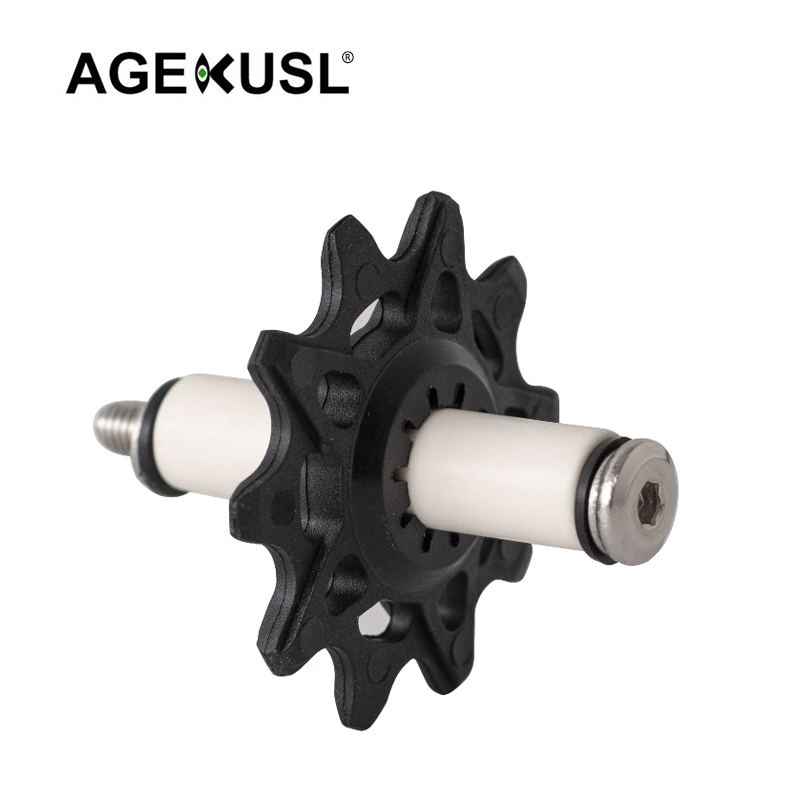จักรยานด้านหลัง Derailleur ล้อ Cog Tensioner Pulley Roller ล้อเซรามิค Bushing ใช้สําหรับ ACE D10 T1